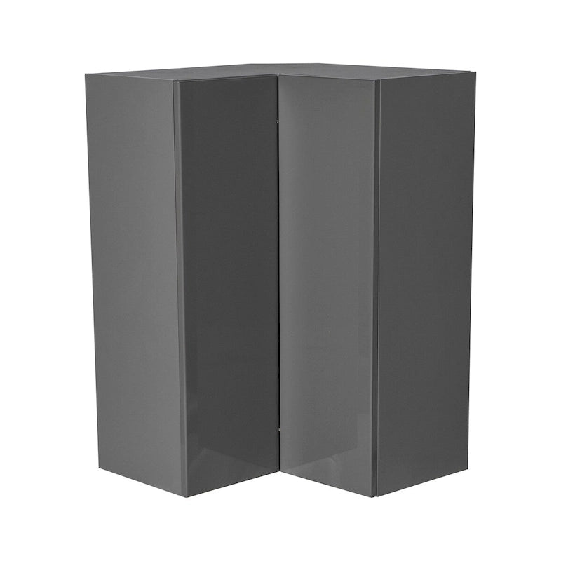 Szafka wisząca Easy Reach z podwójnymi drzwiczkami, szara - 24 x 42 x 12
