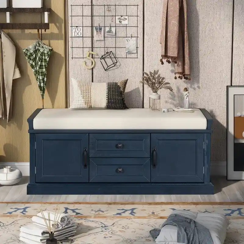 Shoe cabinet storage bench
