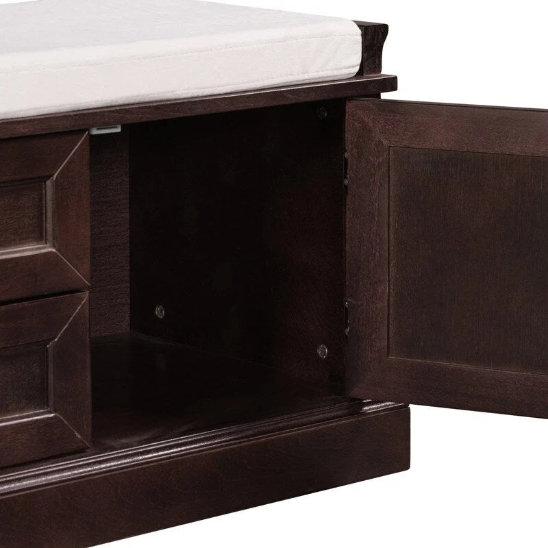 Shoe cabinet storage bench
