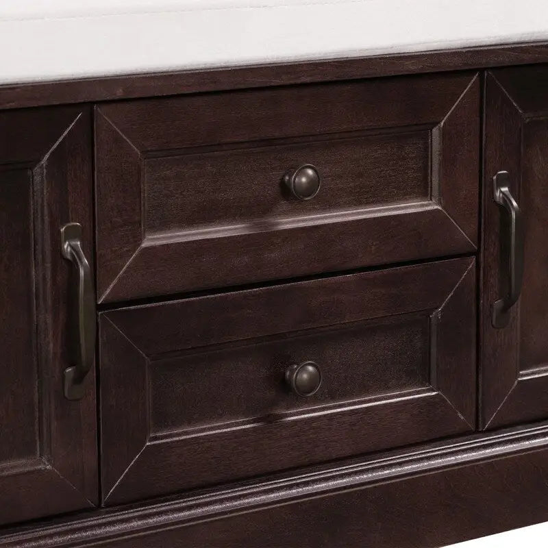 Shoe cabinet storage bench