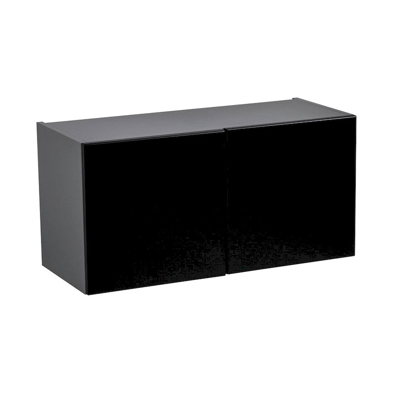 Szafka wisząca 30 x 18 - podwójne drzwi - szara - 30 x 18 x 12