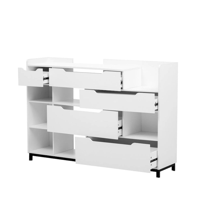 Schuhschrank für den Eingangsbereich mit Schubladen und Regalen, moderner Schuh-Organizer-Schrank, freistehendes Schuhregal