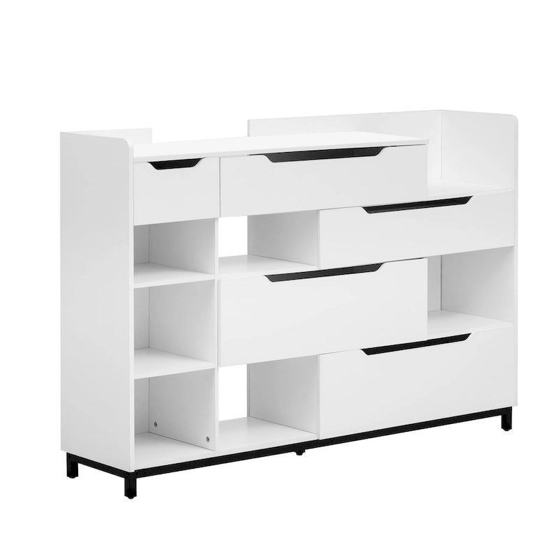 Schuhschrank für den Eingangsbereich mit Schubladen und Regalen, moderner Schuh-Organizer-Schrank, freistehendes Schuhregal