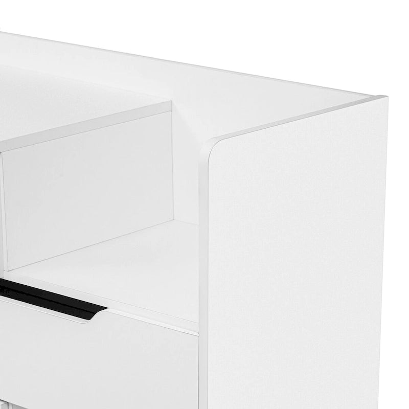 Schuhschrank für den Eingangsbereich mit Schubladen und Regalen, moderner Schuh-Organizer-Schrank, freistehendes Schuhregal