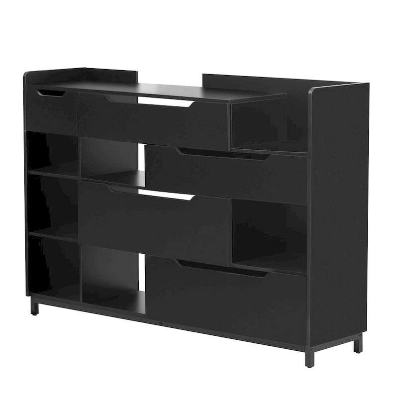 Schuhschrank für den Eingangsbereich mit Schubladen und Regalen, moderner Schuh-Organizer-Schrank, freistehendes Schuhregal