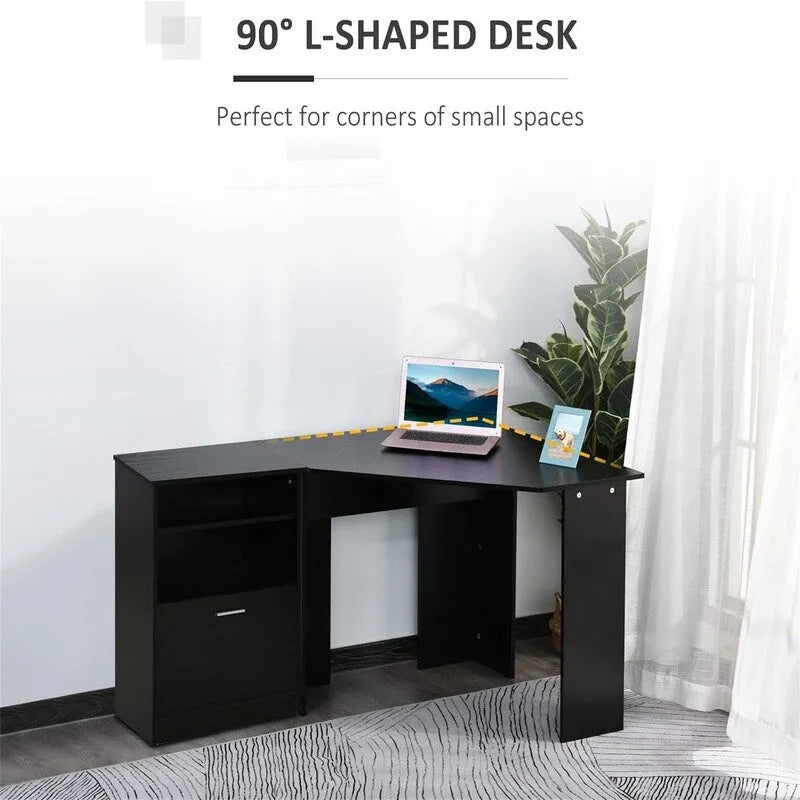 Computertisch mit Druckerschrank