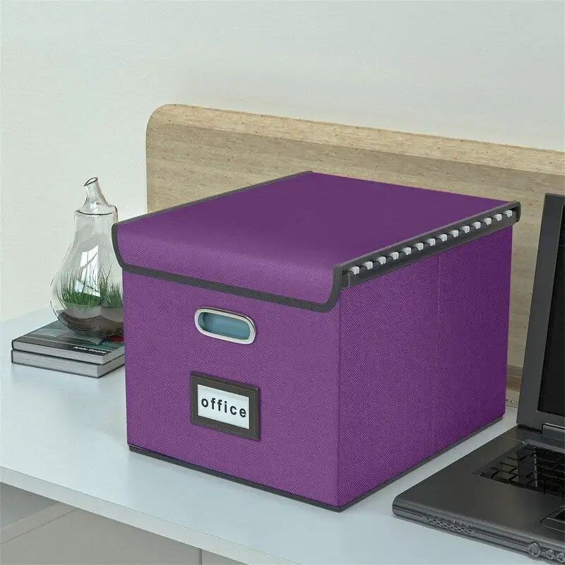 Zusammenklappbare Box zur Aufbewahrung von Akten - 14.9L x 12.7W x 10.8H
