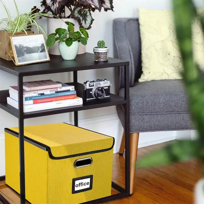 Zusammenklappbare Box zur Aufbewahrung von Akten - 14.9L x 12.7W x 10.8H