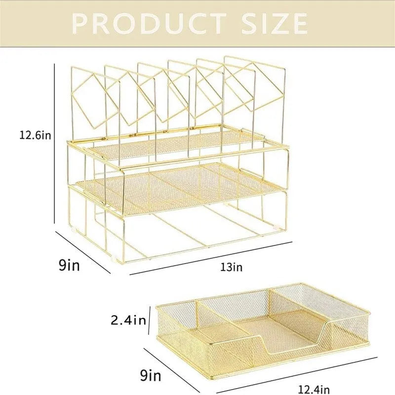 Schreibtisch-Organizer und Zubehör - 12.99D x 9.06W x 11.62H