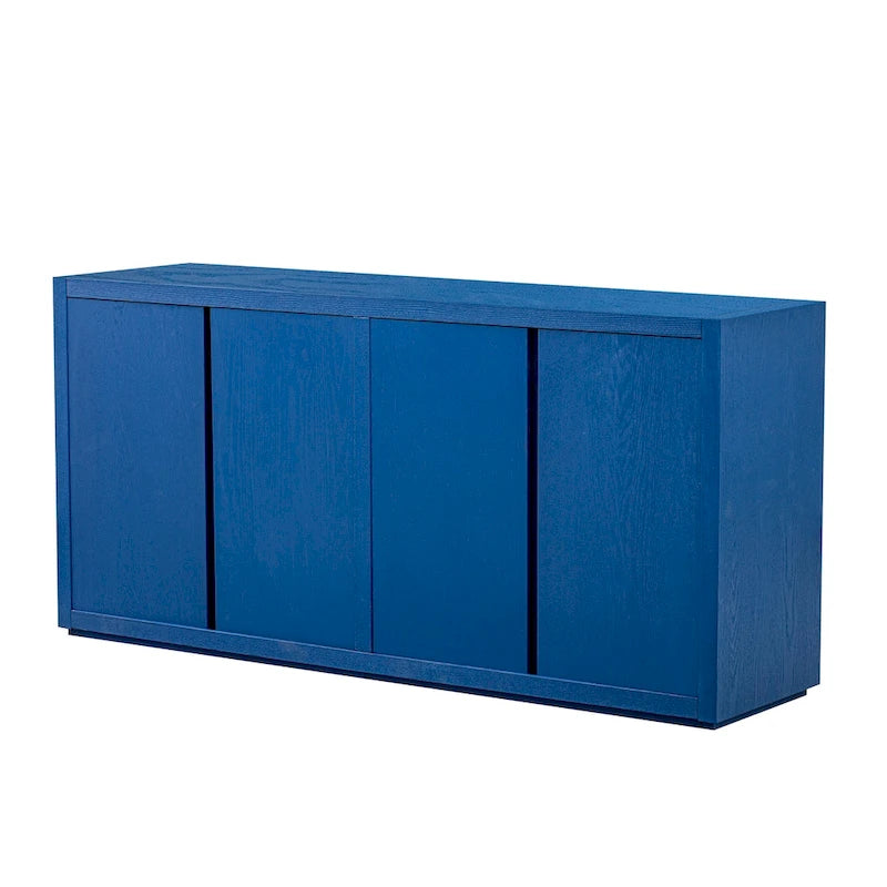 Besondere Merkmale eines viertürigen Sideboardschranks mit Eschenfurnier, geeignet für Flur, Eingangsbereich und Wohnzimmer