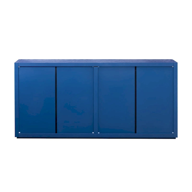 Besondere Merkmale eines viertürigen Sideboardschranks mit Eschenfurnier, geeignet für Flur, Eingangsbereich und Wohnzimmer